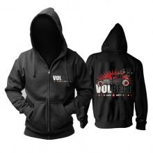 Volbeat On The Road Hoody 덴마크 금속 바위 까마귀