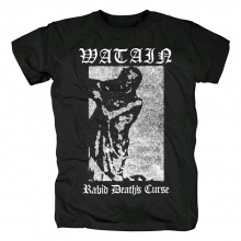 Watain Rabid Death'S Curse T-Shirt Black Metal Rock Shirts
