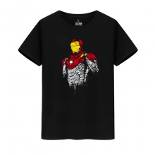 Marvel Hero Homem de Ferro Tees The Avengers Camisetas