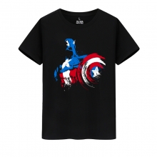 Marvel Hero Captain America Camisetas Vingadores Tees