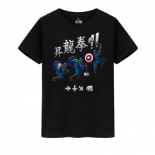 Camisetas do Capitão América Marvel Vingadores Camisetas