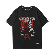 Ataque de camiseta de anime na camiseta titan