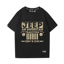 Car Shirts Cotton Jeep Wrangler Tee Shirt