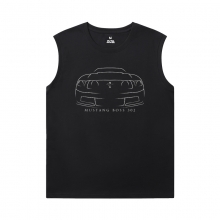Car T Shirt Without Sleeves Cool Ford Tee