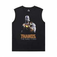 Thanos Tees Marvel The Avengers Round Neck T Shirt senza maniche