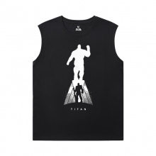 Marvel Thanos Men'S Sleeveless T Shirts For Gym The Avengers Tee Shirt