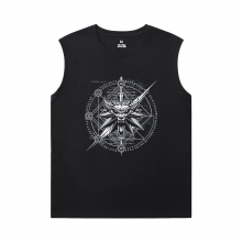 Personalised Cyberpunk Tshirts The Witcher Mens Oversized Sleeveless T Shirt