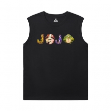 JoJo T-Shirt Anime Kujo Jotaro Men'S Sleeveless T Shirts For Gym