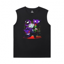 เสื้อยืดวิ่งแขนกุดโปเกมอนเสื้อยืด Gengar ส่วนบุคคล