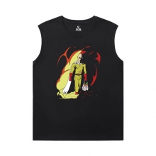 Um punch man tees hot tópico anime mens camisas sem mangas