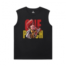 One Punch Man Sleeveless T Shirt For Gym Vintage Anime T-Shirts