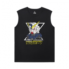 Gundam Tee Shirt Vintage Anime Sleeveless T Shirt Black