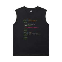 Personalised Tshirts Geek Programmer Mens Designer Sleeveless T Shirts