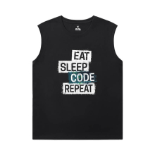 Geek Programmer Mens Sleeveless Sports T Shirts Personalised Tee