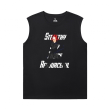 Marvel Black Widow Sleeveless Crew Neck T Shirt The Avengers Tee Shirt