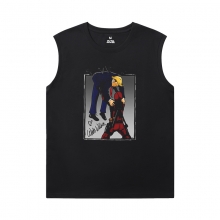 Camisa da camiseta da Marvel Deadpool Mens Camiseta sem Mangas