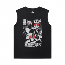 Chủ đề nóng Anime Shirts Masked Rider Thanh niên Sleeveless T Shirts