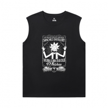 Rick and Morty Black Sleeveless T Shirt Mens Hot Topic Tees