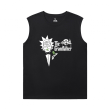 Quality Tshirt Rick and Morty Men'S Sleeveless T Shirts Cotton