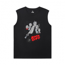 Rick and Morty Sleeveless Tee Shirts Mens Quality Tee Shirt