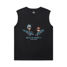 Rick and Morty T-Shirt Personalised Sleeveless T Shirts Men'S For Gym