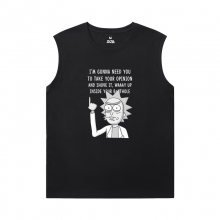 Cotton Tshirt Rick and Morty Men'S Sleeveless Muscle T Shirts