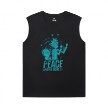 Cotton Tshirts Rick and Morty Sleeveless T Shirts For Running