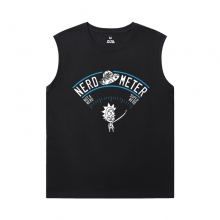 Rick and Morty T-Shirts Cotton Womens Crew Neck Sleeveless T Shirts