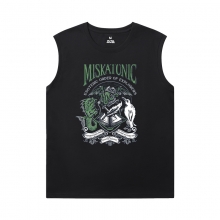 Cthulhu Mythos Boys Camisetas sem Mangas Qualidade Camisa Necronomicon