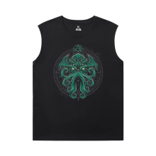 Cthulhu Mythos Round Neck Sleeveless T Shirt Camiseta Necronomicon Personalizada