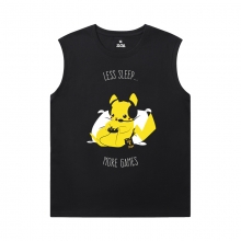 Personalised Tshirts Pokemon Sleeveless Cotton T Shirts