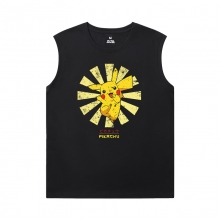 Pokemon Tee Shirt Cotton Mens Designer Sleeveless T Shirts