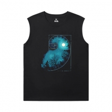 Physics and Astronomy Men'S Sleeveless T Shirts For Gym Geek Cotton T-Shirts