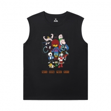 Undertale Sleeveless Cotton T Shirts Hot Topic Annoying Dog Skull Tee Shirt