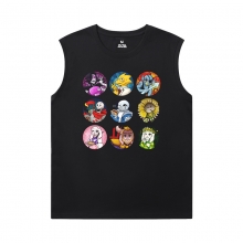 Undertale T-Shirts Cotton Annoying Dog Skull XXXL Sleeveless T Shirts