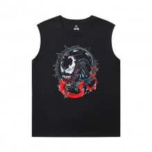 Gömlek Marvel Venom Siyah Kolsuz T Shirt