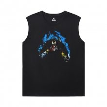 Venom Tees Marvel T Shirt Senza Maniche Mens Gym