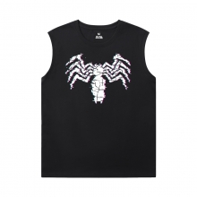 Camisetas marvel venom masculino camisas musculares sem mangas