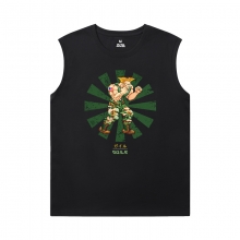 Street Fighter Tee Shirt Cotton Oversized Sleeveless T Shirt