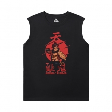Street Fighter T-Shirts Quality Black Sleeveless Shirt Men