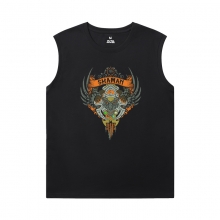 Blizzard Shirts WOW Thế giới Of Warcraft Mens Sleeveless Tee Shirts