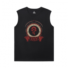 Wow Men's Sleeveless gráficas camisas blizzard tee shirt