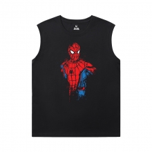 Spider-Man:Homecoming Tshirt Marvel Spiderman Mens Đồ họa Áo sơ mi không tay