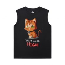 Marvel Captain Marvel đen sleeveless T Shirt The Avengers Tee