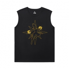 Marvel Captain Marvel Tee Shirt The Avengers Black Sleeveless Tshirt