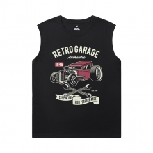 Racing Car Men'S Sleeveless T Shirts For Gym XXL car engine Tees