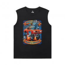 Racing Car Tee Shirt Bawełniany silnik samochodowy Koszulka bez rękawów