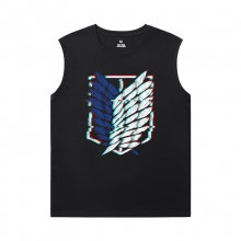 Aanval op Titan Sleeveless Tshirt Mens Anime Tees