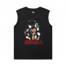 Tấn công vào Titan Men's Sleeveless T Shirts Đối với Phòng tập thể dục Anime Shirt