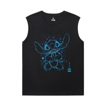 Lilo Stitch Camisetas sem Mangas masculinas para a camisa de tema quente da academia